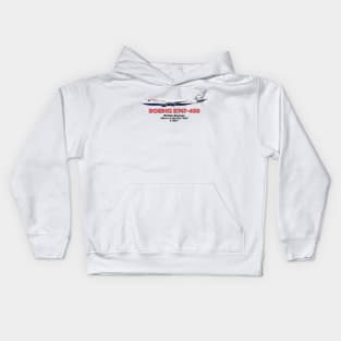 Boeing B747-400 - British Airways "Waves of the City / USA" Kids Hoodie